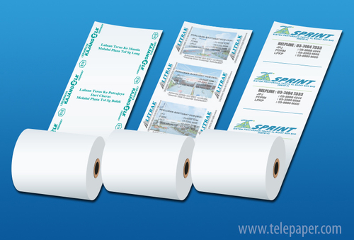 Toll Plaza Receipt Roll