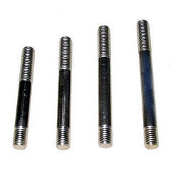 Stud Bolts - Mild Steel, Round Head, Cut Thread, Galvanized Surface Treatment | Black Color, Tool Grade, Standard Bolt Type