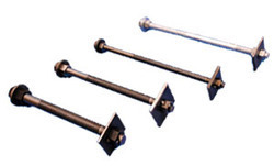 Foundation Bolts - Mild Steel, M12 to M80 | Brown Color, Tool Grade, Galvanized Surface Treatment, Electropolated/Natural Finish