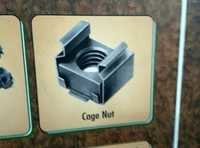 Cage Nut - Carbon Steel, M3 To M10 Size, Grey Color, Round Head Type, Galvanized Surface Treatment | Impact Resistance, High Durability, Easy To Install