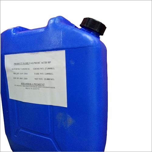 Valproic Acid IP/BP - Liquid Form, 25kg HDPE Carboy | Effective Usage, Hygienically Processed, Exact Composition