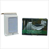 Solar Motion Light - Plastic, 100x50x30 Mm, White | Lithium-ion, 100 Lumens, Motion Sensor, Solar-powered, Easy Install, Outdoor Security Lighting