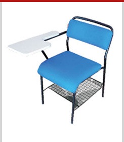 Metal Writing Pad Study Chair