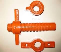 Jack Nut - Composite and Steel, 6-8 cm Length, Pre-Galvanized Finish, Standard Thickness 3.5 mm, Standard Head Design for Various Rod Sizes