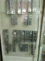 Premium Steel Hinges - Carbon Steel, 5x12 mm, 4x14 mm, 4x12 mm | Grey Color, Square Head Type, Galvanized Surface Treatment