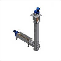 Vertical Screw Conveyor - Stainless Steel, High Capacity Design For Efficient Bulk Material Handling