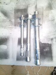 Industrial Anchor Bolts - Tool Grade, Galvanized Grey Steel | Durable Grey Finish, Enhanced Corrosion Resistance, Reliable Performance