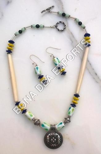 German Silver Ethnic Jewellery Drop Earrings