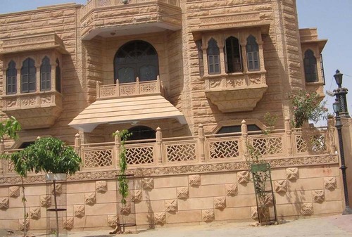 wall cladding and front elevation