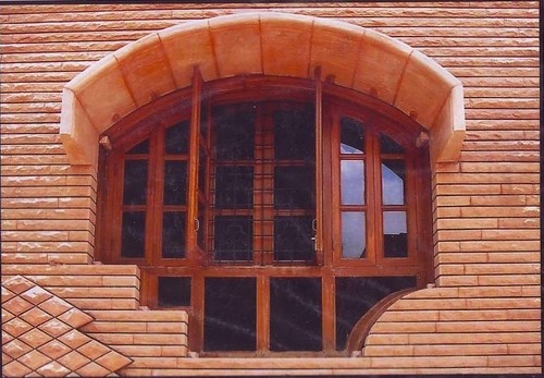 Window Pattern - Wood, Variable Dimensions, Sealed Finish | Enhanced Aesthetics, Improved Insulation, Weather Resistant