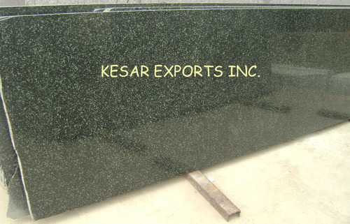 Granite Slabs - Granite, 2 cm Thickness, Dark Green, Polished Finish | Durable, Elegant, Stain-Resistant, Heat-Resistant, Easy to Clean