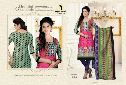Unstitched Cotton Printed Suits