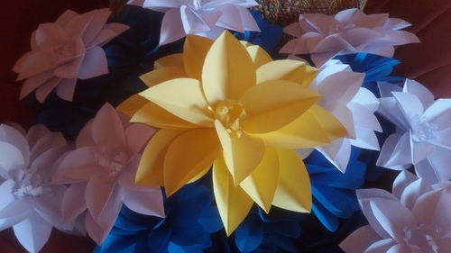 Personalized Paper Flower