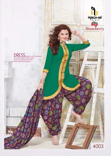 Cotton Printed Suit Dress