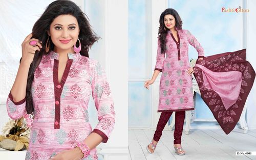 PUSHTI COTTON PRINTED DRESS MATERIAL