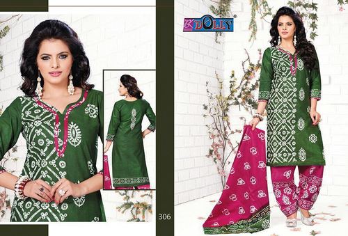 Bk Dolly Cotton Printed Dress Material