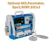 Bi-phasic Defibrillator Km-d102 - 7 Inch Color Lcd Display, Less Than 7 Sec Charge Time | Aed, Pacemaker, Spo2, Nibp, Etco2 Functions