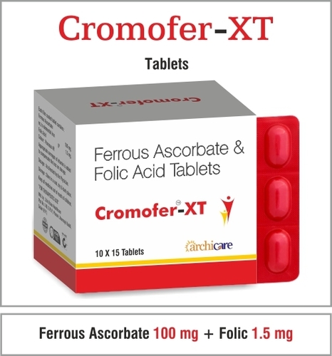 Ferrous Ascorbate 100 mg. + Folic Acid 1.5 mg.