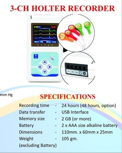 3 Channel Holter Recorder