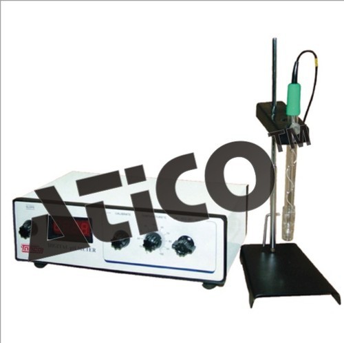 Digital PH Meter - 180x85x30mm, Range 0-14pH, Accuracy 0.01pH | ATC 0-100°C, 3 Digit LCD, High Impendence >10¹² Ohms, Combination PH Electrode