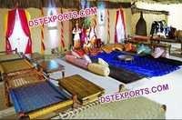 Punjabi Village Theme Wedding Stage Decoration