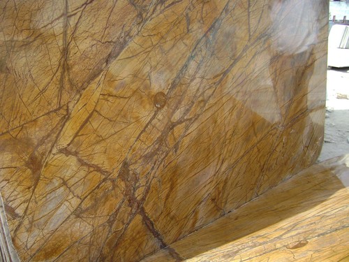 Rainforest Golden Marble Slabs