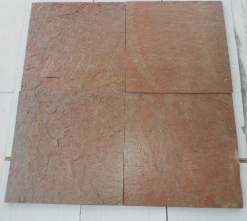 Slate Stone - Slate 600x600mm Brown, 12mm Thick, Durable, Elegant, Weatherproof, Easy Install, Natural Finish