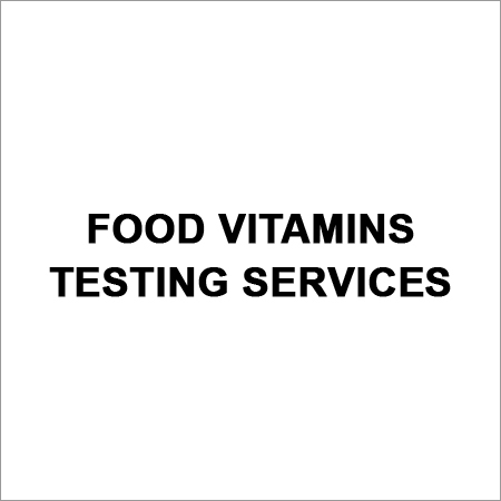 Food Vitamins Testing Services