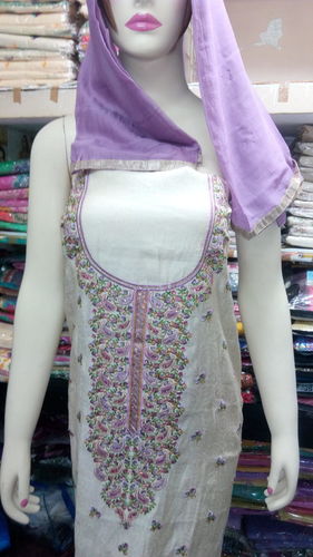  Pure Cotton Embroidery Designer Long Suit