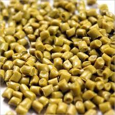 Golden yellow roto molding granules