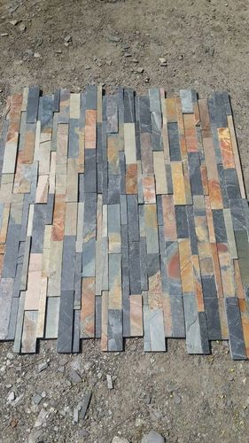 Stone Ledger Tiles / Panels - Natural Stone, 10-20mm Thickness, Multi-Colored | Durable, Elegant, Versatile, Easy Install, Rough Finish