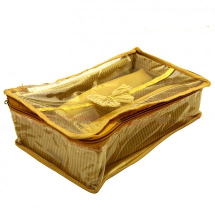 Bangle Holder - Cream Satin Double Roll