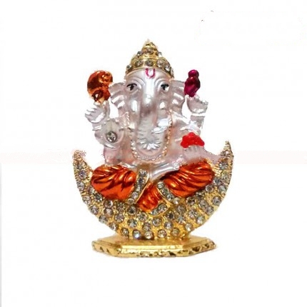 Designer Ganesha on moon
