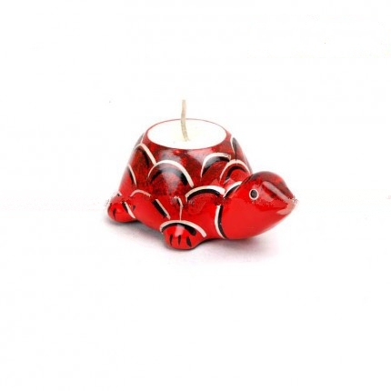 Teracotta Tortoise Candle Holder