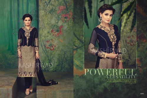 Dia Mirza Designer Georgette Suit