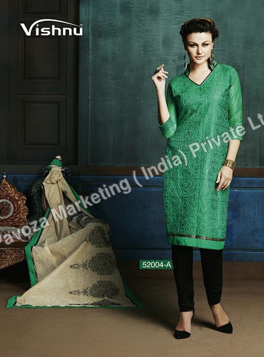 Trendly Chanderi Salwar Kameez