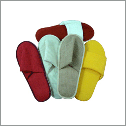 Red Terry Hotel Slippers