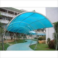 Walkway Polycarbonate Canopies Structure