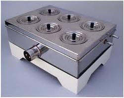 Single Wall Rectangular Water Bath - Stainless Steel, 300x250x100mm & 355x405x100mm, Auto-Cut Heating, 6/12 Holes