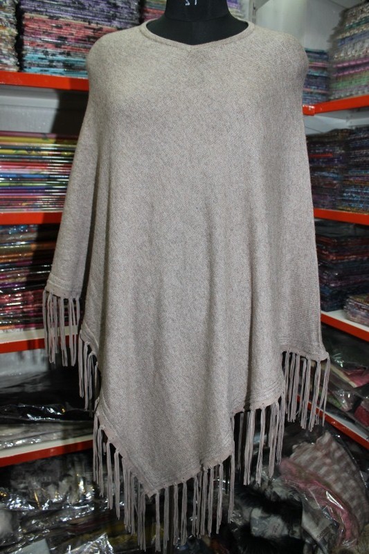  Leather Tussle Poncho