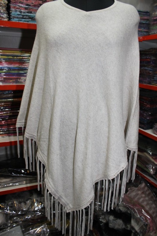  Leather Tussle Poncho