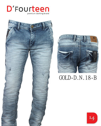 Blue Multi-Button Striped Denim Jeans | Lisa - BlackPink - Fashion Chingu