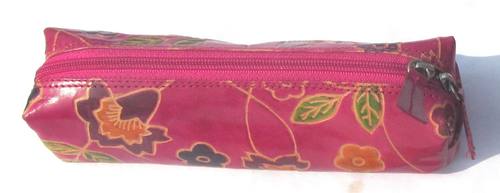 Leather Zipper Pencil Case