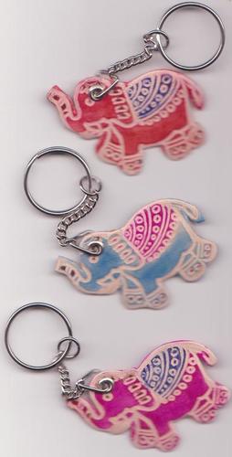 Designer Leather Key Ring