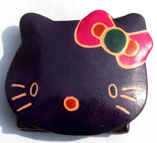 Leather Square Coin Box