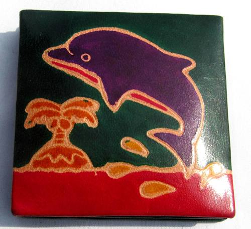 Leather Made Coin Box