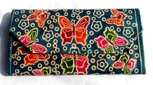 Designer Leather Wallet Purse