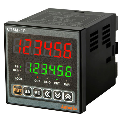 Black Ct6m-2p4t Autonics Counter