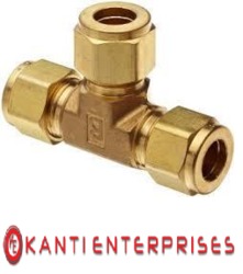 Brass Compression Tee