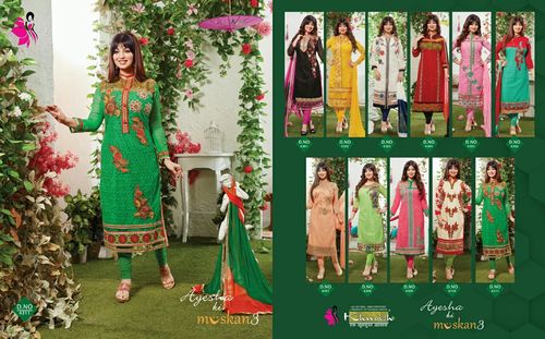Ayesha Takia Muskan 3 Salwar Suits Wholesale